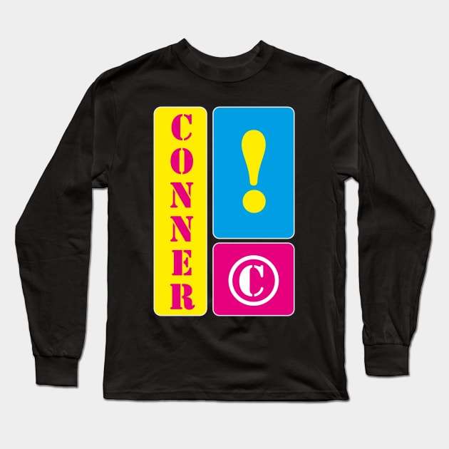 My name is Conner Long Sleeve T-Shirt by mallybeau mauswohn